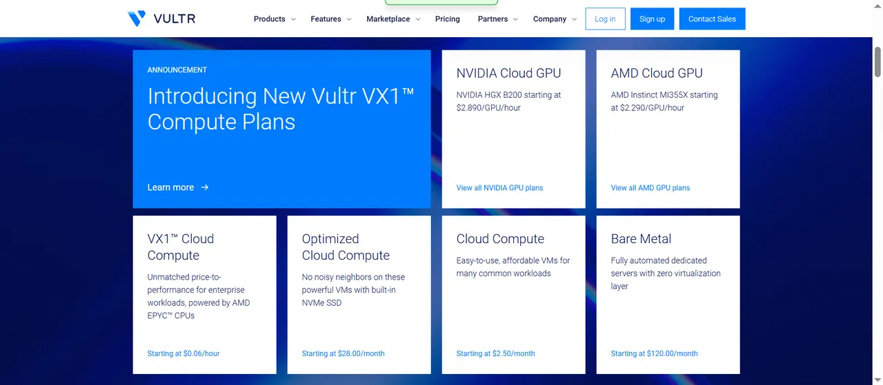 Vulter is a Cloud Server and Cloud Hosting