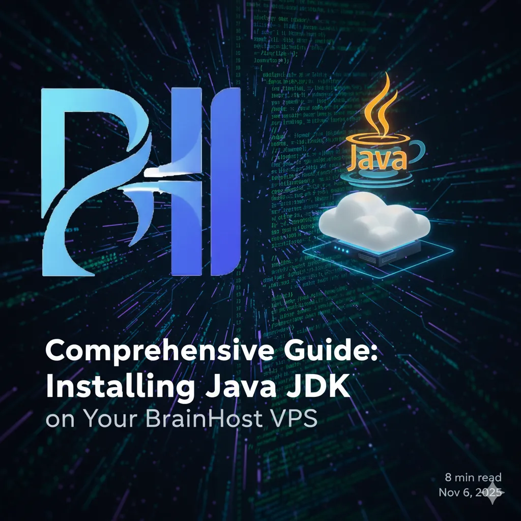 Comprehensive Guide: Installing Java JDK on Your BrainHost VPS