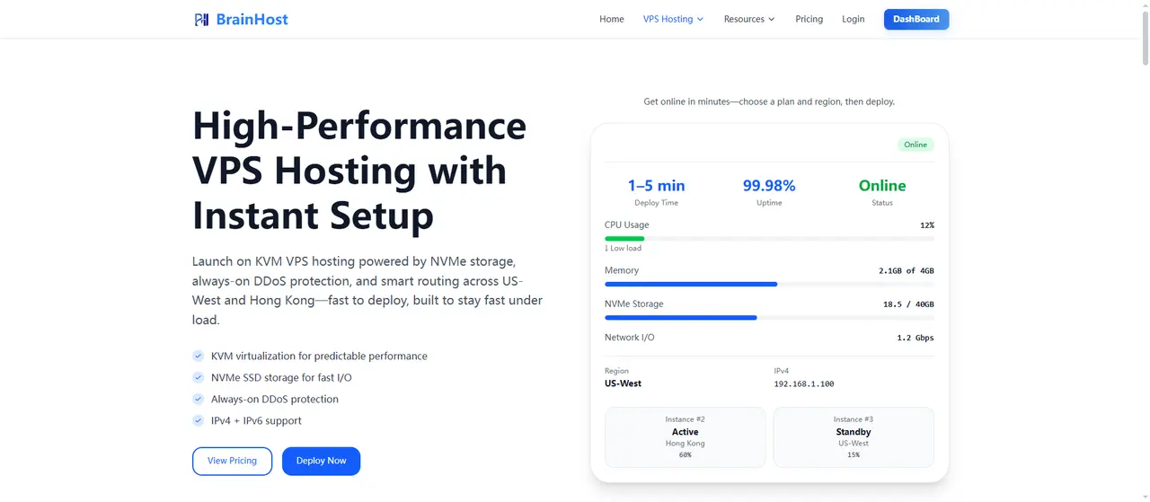 BrainHost Simplifies Web Hosting on VPS